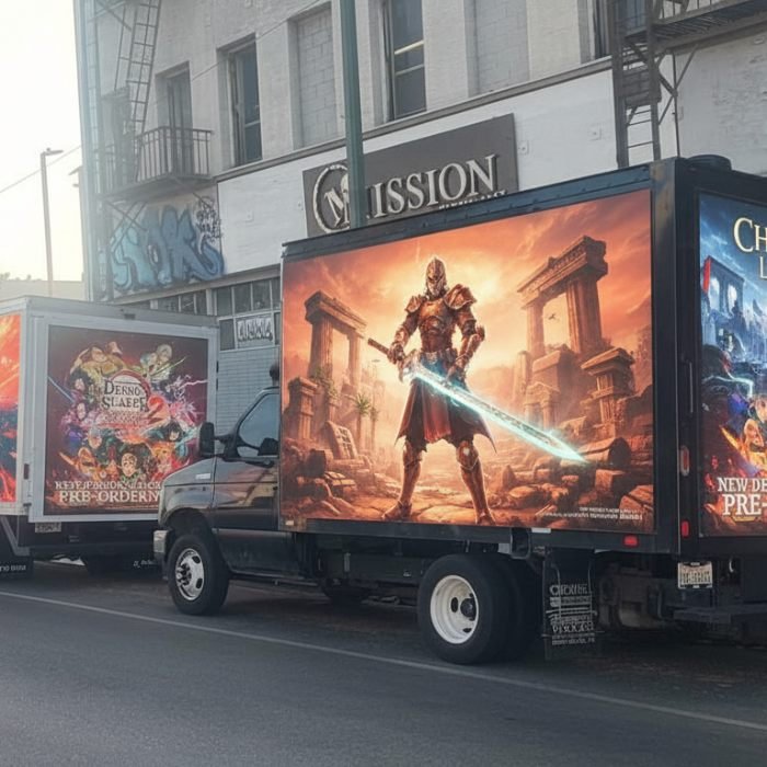 Lonestar Billboards digital billboard truck