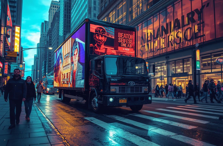 LED Truck Advertising