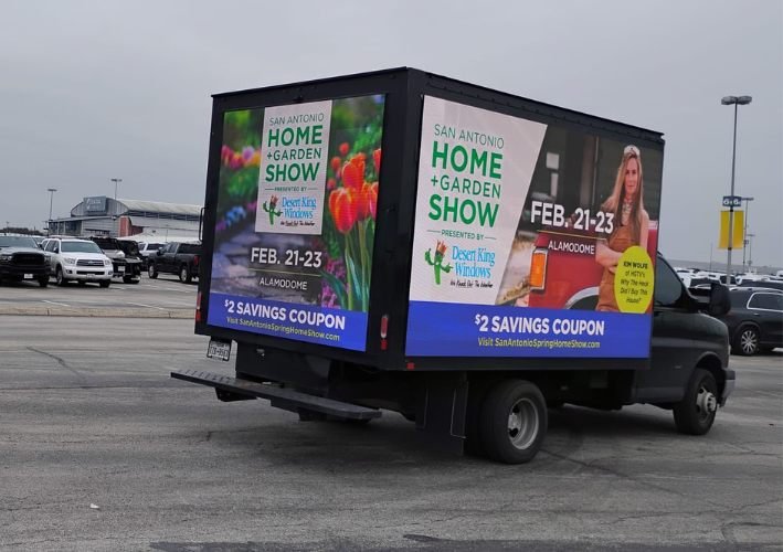 Digital billboard city coverage